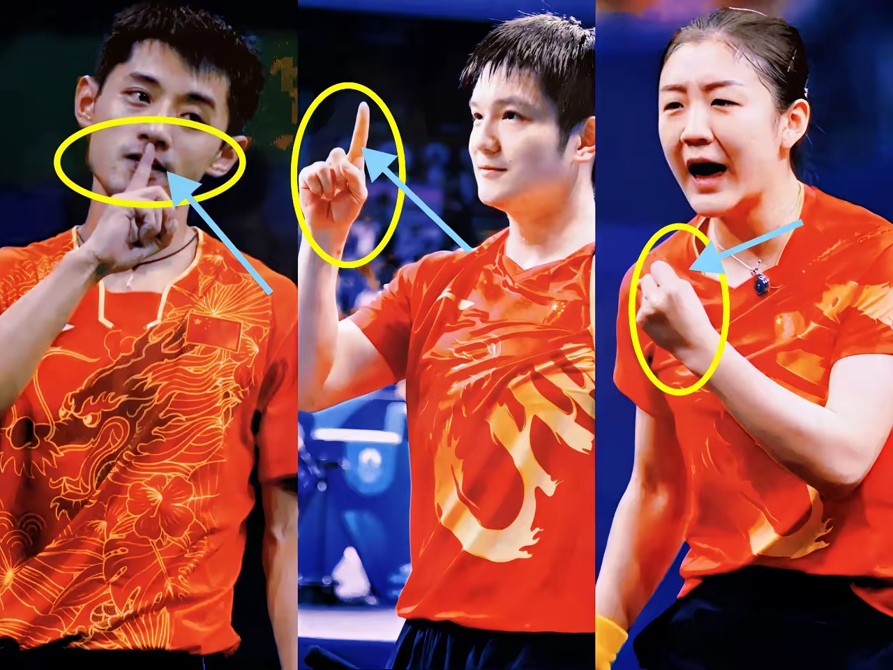 包含中国乒乓球队轻取英国乒乓球队，张继科打破历史纪录的词条