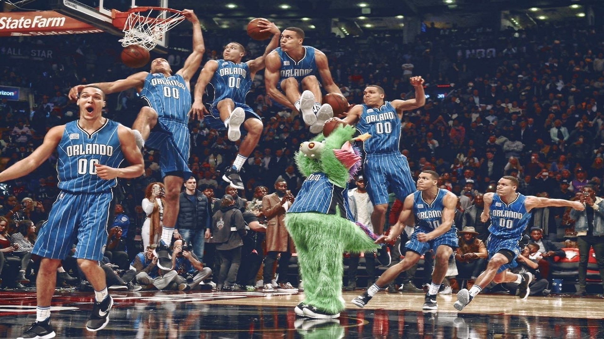 紫金风暴席卷，利拉德之夜双星闪耀，湖人粉碎广厦，见证生涯传奇